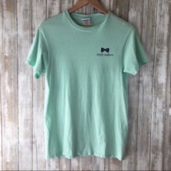 Simply Southern Green Giraffe Tee - Picture 1 of 5